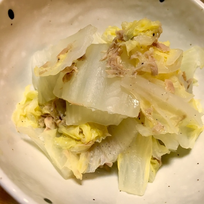 【減塩】白菜とシーチキンの煮物